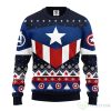 Captain America AOP Christmas Sweater Product Photo 1
