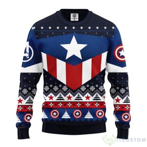 Captain America AOP Christmas Sweater Product Photo 1