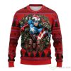 Captain America Noel Mc AOP Christmas Sweater Product Photo 1