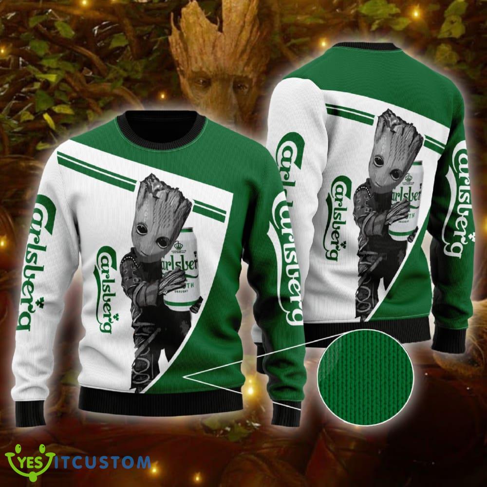 Carlsberg And Baby Groot Cute Christmas Ugly Sweater 3 Carlsberg And Baby Groot Cute Christmas Ugly Sweater - Carlsberg And Baby Groot Cute Christmas Ugly Sweater
