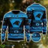 Carolina Panthers Football Team Logo Custom Name Personalized Ugly Christmas Sweater Christmas Gift For Big Fans Product Photo 1