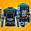 Carolina Panthers NFL Ugly Chirstmas Sweater Custom Number & Name Product Photo 1