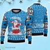 Carolina Panthers Santa Christmas Sweater Product Photo 1
