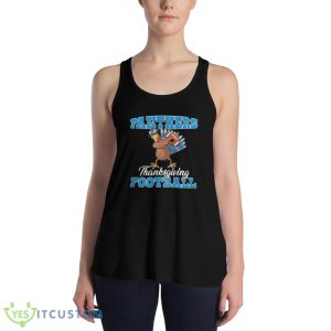 Carolina Panthers Turkey Thanksgiving Limited Edition T Shirt, Christmas Sweatshirt - 8800 Women's Flowy Racerback Tank