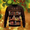 Cat Bookcase Ugly Christmas 3D Sweater Unique Gift For Men Women Product Photo 1