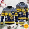 Charlie Brown And Snoopy Michigan Wolverines Christmas AOP Sweater Product Photo 1