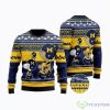 Charlie Brown And Snoopy Michigan Wolverines Ugly Christmas Sweater 3D Printed Product Photo 1