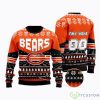 Chicago Bears Custom NFL Football Field Ugly Sweater Christmas 3D Sweater Product Photo 1