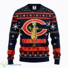 Chicago Bears Funny Grinch Snowfake Christmas Ugly Sweater Product Photo 1
