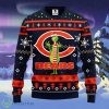 Chicago Bears Funny Grinch Snowfake Christmas Ugly Sweater Style Gift For Men And Womens Product Photo 1
