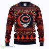 Chicago Bears Grateful Dead NFL Fleece Chicago Bears Party Ugly Christmas Sweater Product Photo 1
