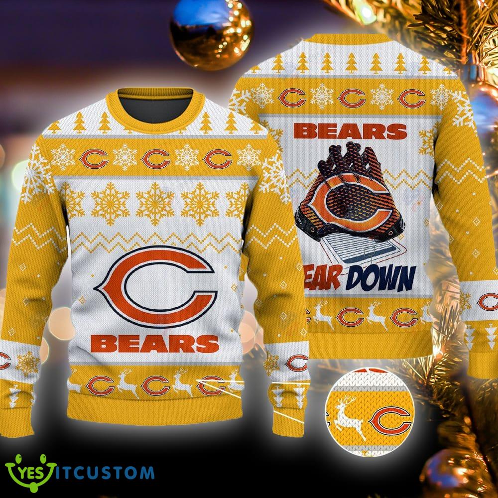 Chicago Bears NFL Rugby Gloves Pattern Knitted Christmas Yellow Sweater AOP 3 Chicago Bears NFL Rugby Gloves Pattern Knitted Christmas Yellow Sweater AOP - Chicago Bears NFL Rugby Gloves Pattern Knitted Christmas Yellow Sweater AOP