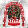 Chicago Blackhawks Tree Ball Christmas Red Ugly Sweater Product Photo 1