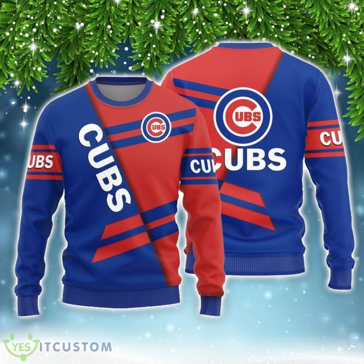 Chicago Cubs Basic Pattern Limited Edition All Over Printed 3D Sweater Christmas Gift 3 Chicago Cubs Basic Pattern Limited Edition All Over Printed 3D Sweater Christmas Gift Product Photo 1