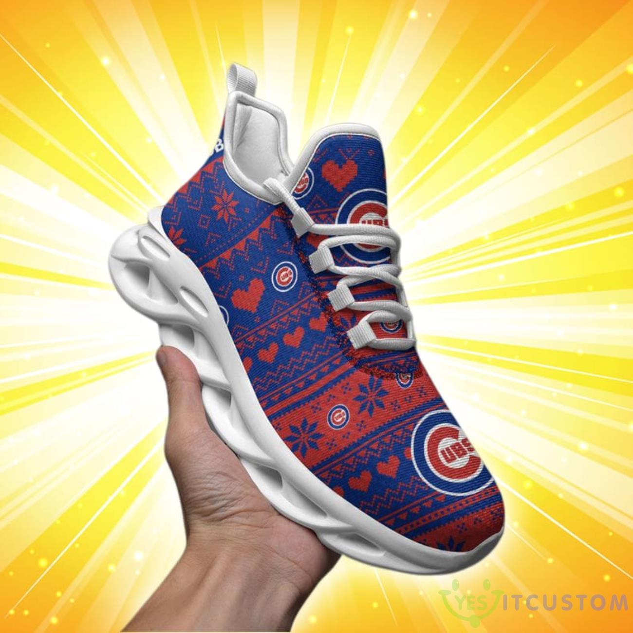 Chicago Cubs Christmas Patterns Max Soul Shoes 10 Chicago Cubs Christmas Patterns Max Soul Shoes Product Photo 2