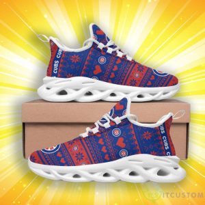 Chicago Cubs Christmas Patterns Max Soul Shoes 7 Chicago Cubs Christmas Patterns Max Soul Shoes Product Photo 4