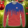 Chicago Cubs Gift American Ugly Christmas Sweater Gift Holidays - Chicago Cubs Gift Unisex American-3D Sweatshirt_3