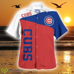 Chicago Cubs Sunset 3D Hawaiian Shirt Best For Fans Beach Gift For Men And Women - Chicago Cubs Hawaii Shirt Design New Summer For Fans_3