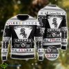 Chicago White Sox Football Team Logo Custom Name Personalized Ugly Christmas Sweater Christmas Gift For Big Fans Product Photo 1