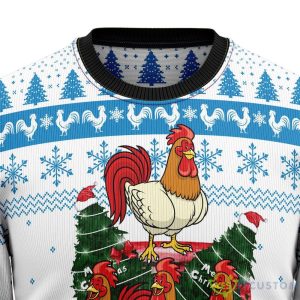 Chicken Life UAOP Christmas Sweater 5 Chicken Life UAOP Christmas Sweater Product Photo 2