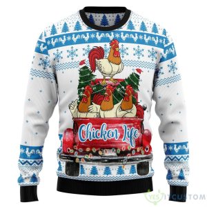 Chicken Life UAOP Christmas Sweater Product Photo 1