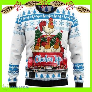 Chicken Life Ugly Christmas Sweater New For Men And Women Gift Holidays Christmas - Chicken Life Ugly Christmas Sweater For Men & Women Christmas Gift Sweater US14676_1