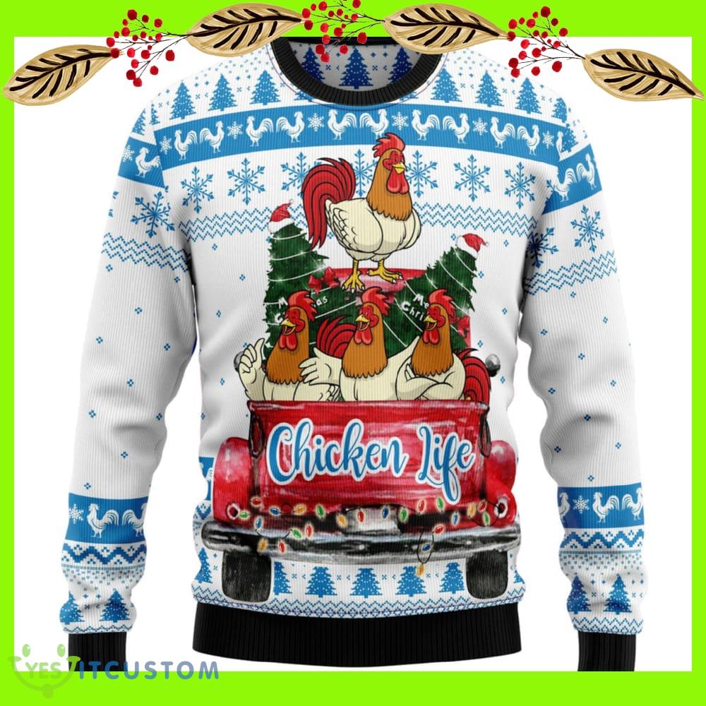 Chicken Life Ugly Christmas Sweater New For Men And Women Gift Holidays Christmas 5 Chicken Life Ugly Christmas Sweater New For Men And Women Gift Holidays Christmas - Chicken Life Ugly Christmas Sweater For Men & Women Christmas Gift Sweater US14676_1