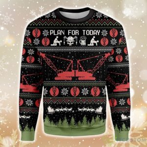 Christian Crane Operator Ugly Christmas Sweater Product Photo 1