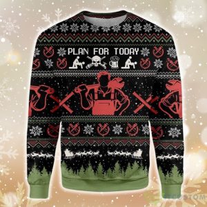 Christian Plumber Ugly Christmas Sweater Product Photo 1