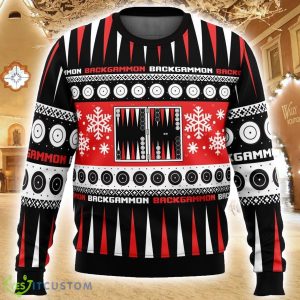 Christmas Backgammon Board Games Cute Ugly Christmas Sweater Christmas Gift For Family Product Photo 1