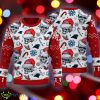 Christmas Carolina Panthers Skull Pattern Candy Cane Red Ugly Sweater AOP - Christmas Carolina Panthers Skull Pattern Candy Cane Red Ugly Sweater AOP