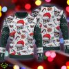 Christmas Denver Broncos Skull Pattern Candy Cane Green Ugly 3D Sweater - Christmas Denver Broncos Skull Pattern Candy Cane Green Ugly 3D Sweater
