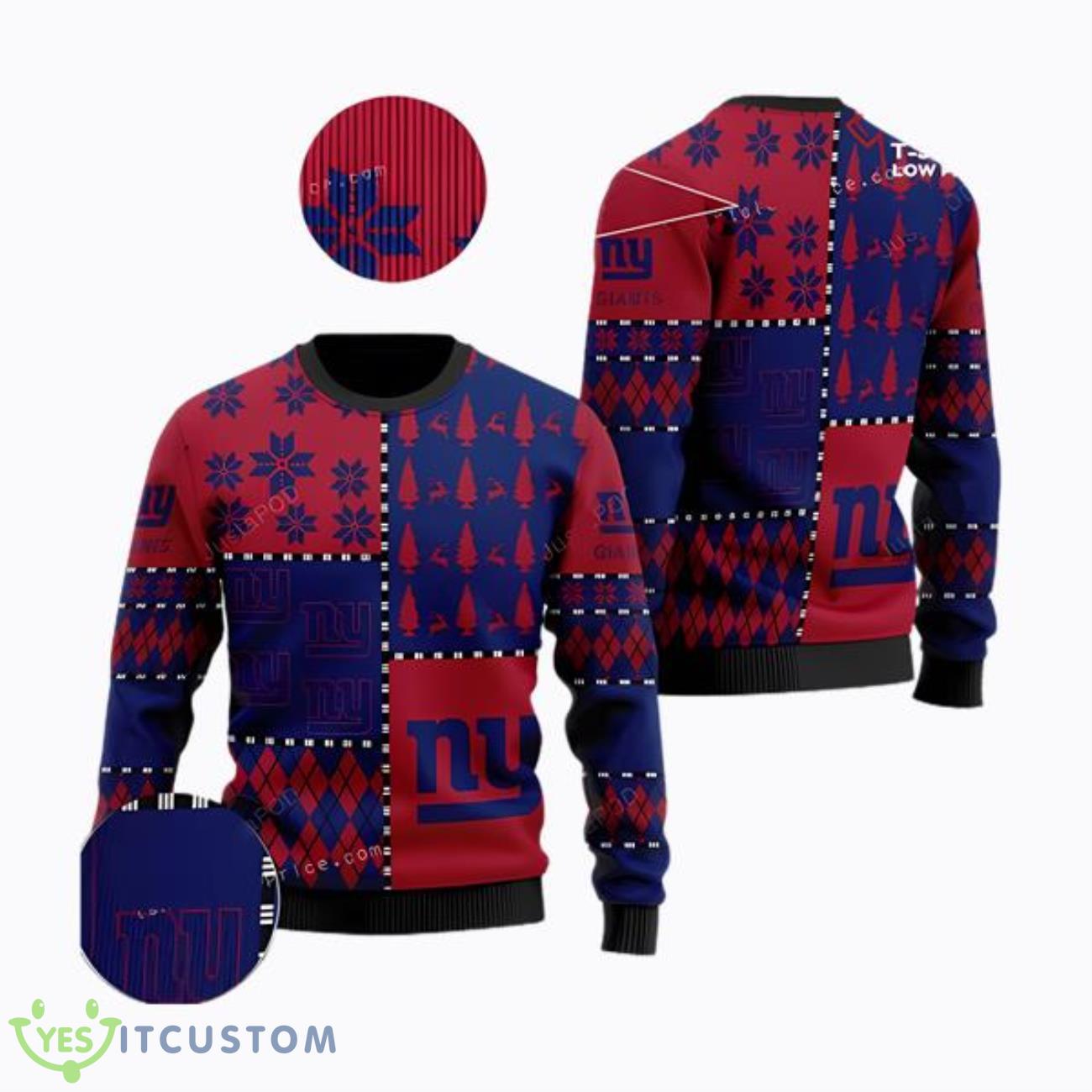 Christmas New York Giants Ugly Sweater 3 Christmas New York Giants Ugly Sweater Product Photo 1