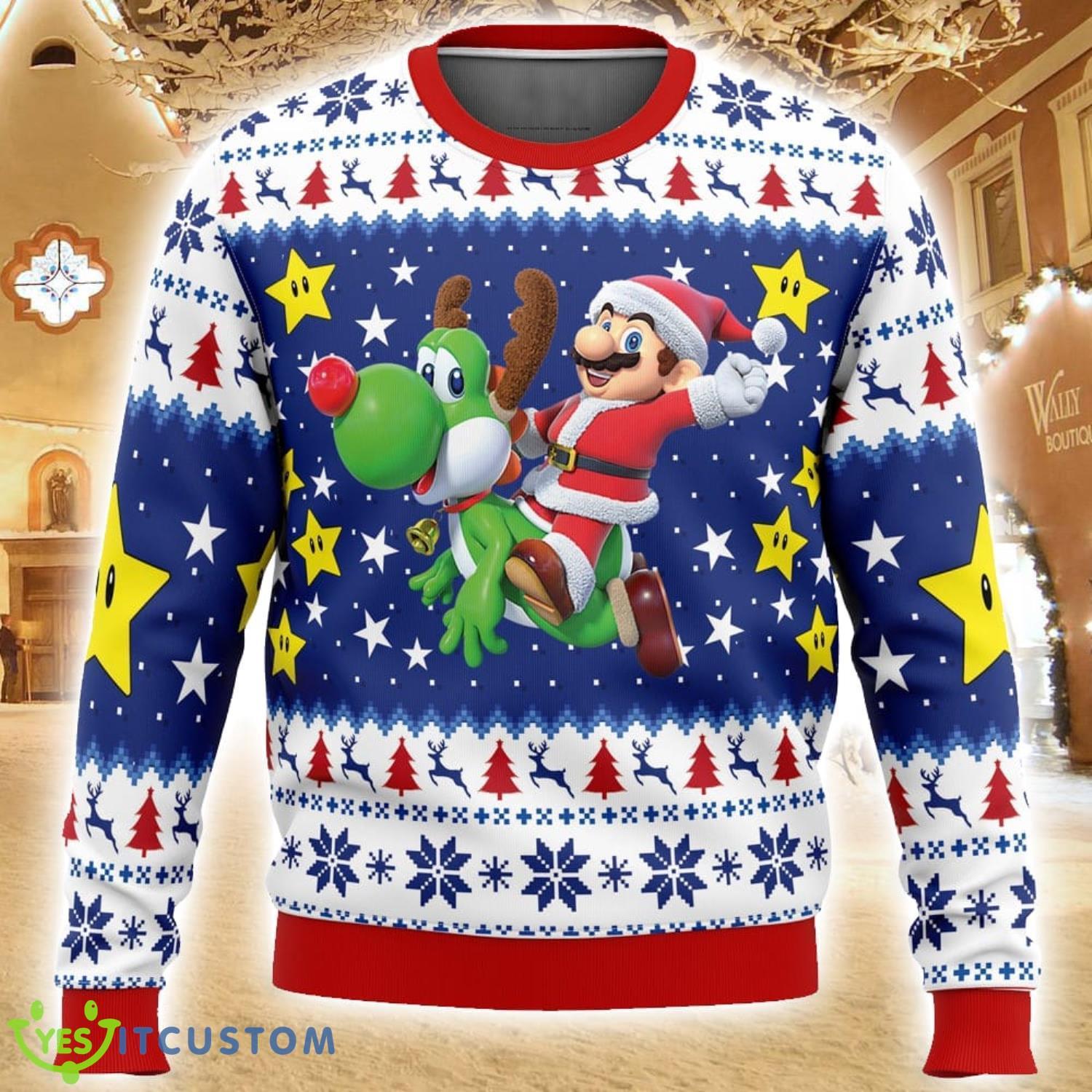 Christmas Odyssey Super Mario Bros. Cute Ugly Christmas Sweater Christmas Gift For Family 5 Christmas Odyssey Super Mario Bros. Cute Ugly Christmas Sweater Christmas Gift For Family Product Photo 1