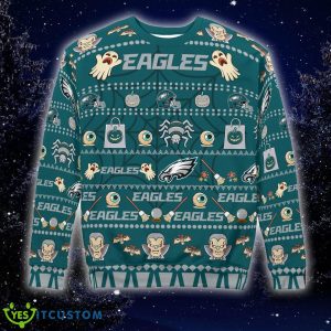 Christmas Philadelphia Eagles Spooky Ghost Pumpkin Ugly Sweater Gift Holidays 3 Christmas Philadelphia Eagles Spooky Ghost Pumpkin Ugly Sweater Gift Holidays - Philadelphia Eagles Spooky Ghost Pumpkin Christmas Knitted Sweater Photo 5