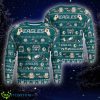 Christmas Philadelphia Eagles Spooky Ghost Pumpkin Ugly Sweater Gift Holidays - Philadelphia Eagles Spooky Ghost Pumpkin Christmas Knitted Sweater Photo 1