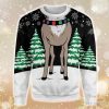 Christmas Reindeer Digital Ugly Christmas Sweater Product Photo 1