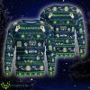 Christmas Seattle Seahawks Spooky Ghost Pumpkin Ugly 3D Sweater Gift Holidays - Seattle Seahawks Spooky Ghost Pumpkin Christmas Knitted Sweater Photo 1