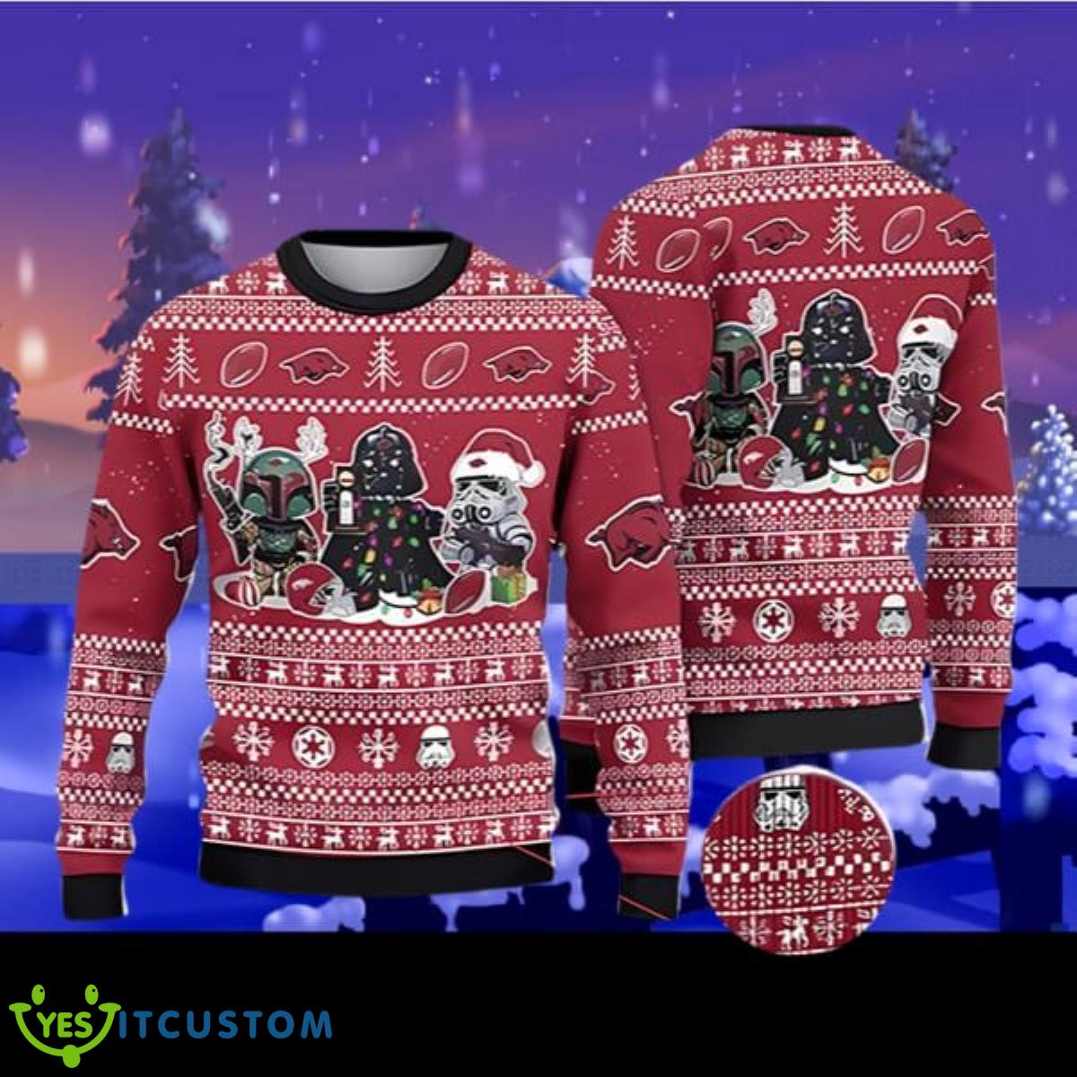 Christmas Star Wars Ugly Christmas Sweater Best Gift For Everyone 3 Christmas Star Wars Ugly Christmas Sweater Best Gift For Everyone Product Photo 1