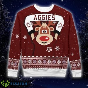 Christmas Texas A&M Aggies Funny Knitted 3D Sweater For Fans - Texas A&M Aggies Funny Christmas Knitted Sweater Photo 5
