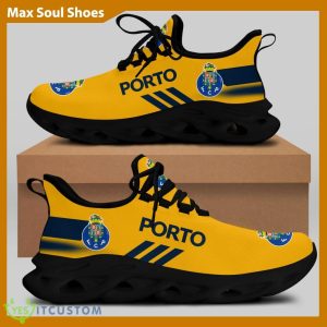 Chunky Sneakers FC PORTO Liga Portugal Logo Comfort Max Soul Shoes For Fans - FC PORTO Chunky Sneakers White Black Max Soul Shoes For Men And Women Photo 1
