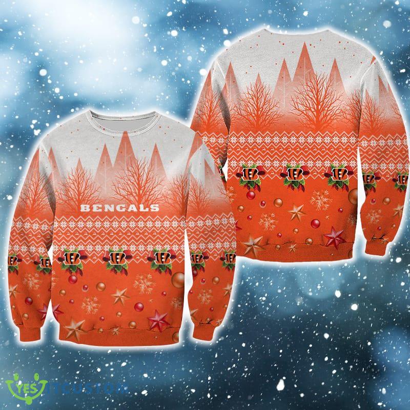 Cincinnati Bengals Christmas Pattern Fashionable Ugly Sweater For Men And Women Gift Fans Holidays 3 Cincinnati Bengals Christmas Pattern Fashionable Ugly Sweater For Men And Women Gift Fans Holidays - Cincinnati Bengals Christmas Pattern Fashionable Ugly Sweater For Men And Women Gift Fans Holidays