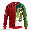 Cincinnati Bengals Funny Grinch And His Dog Max Christmas Ugly Sweater Product Photo 1