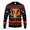 Cincinnati Bengals Funny Grinch Black Ugly Christmas Sweater Product Photo 1