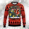 Cincinnati Bengals Minion Christmas Ugly Sweater Best Christmas Gift For Sport Fans Product Photo 1