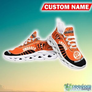 Cincinnati Bengals NFL Fashion Personalized Chunky Shoes Fans Gift Max Soul Sneakers New For Men And Women - Cincinnati Bengals NFL Max Soul Shoes Custom Name Photo 5