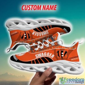 Cincinnati Bengals NFL Fashion Personalized Chunky Shoes Fans Gift Max Soul Sneakers New For Men And Women - Cincinnati Bengals NFL Max Soul Shoes Custom Name Photo 7