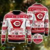 Cincinnati Reds Football Team Logo Custom Name Personalized Ugly Christmas Sweater Christmas Gift For Big Fans Product Photo 1