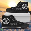 Circle Logo Oakland Raiders High Top Shoes Gift For Passionate Fans Product Photo 1