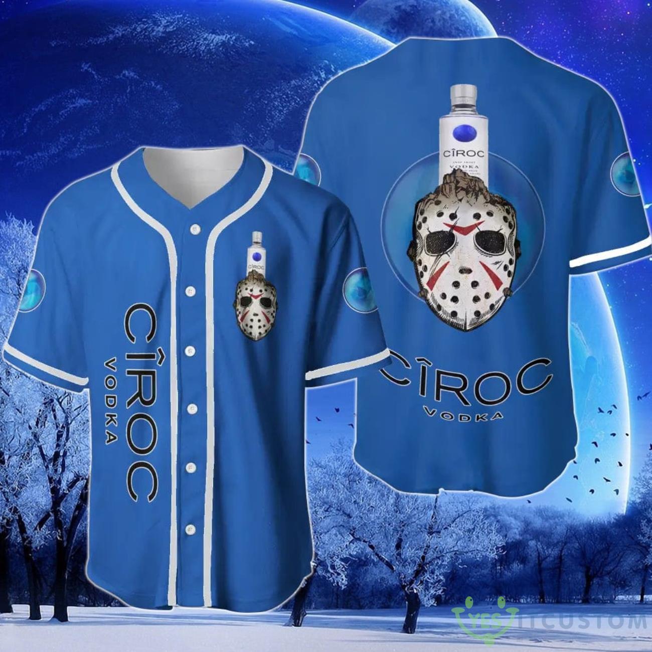 Ciroc Vodka Horror Halloween Baseball Jersey 2 Ciroc Vodka Horror Halloween Baseball Jersey Product Photo 1